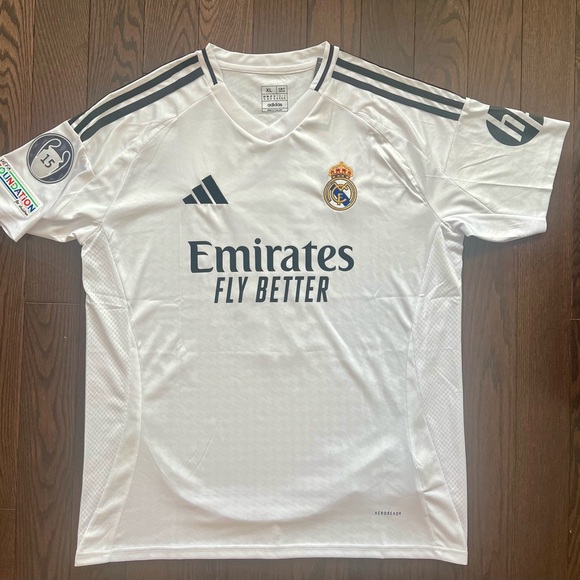 Real Madrid Mbappe Soccer Home Jersey - Size XL Men Fan Version - Picture 7 of 7
